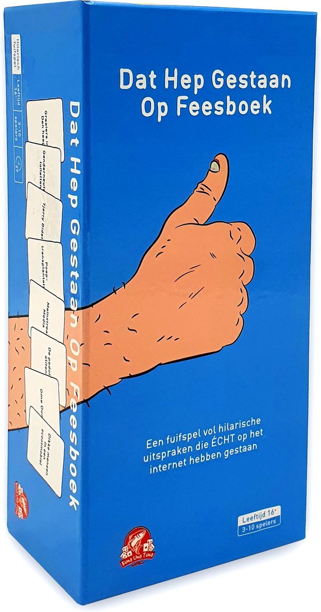 DAT HEP GESTAAN OP FEESBOEK - Kaartspel | Partygame - Nederlandse Cards Against Humanity (omg!)